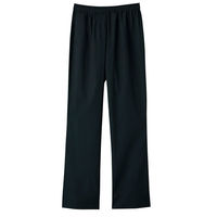 【再検品商品】フォーク パンツ ブラック L 6003SC-9 1枚　スクラブ（わけあり品）