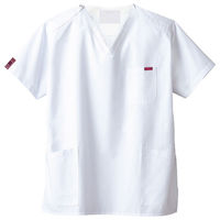 【再検品商品】フォーク スクラブ ホワイト L 7000SC-1 1枚　スクラブ（わけあり品）