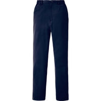 【再検品商品】KAZEN レディススラックス ネイビー 850-48 L 1枚　スクラブ（わけあり品）