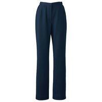 【再検品商品】フォーク ストレートパンツ(脇ゴム) 6006EW-7 1枚　白衣（わけあり品）