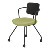 椅子　1脚 TOKIO メッシュネスティングチェア ネオングリーン 1脚 幅578mm