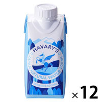 ハバリーズ 紙パック 水 200ml 1箱（12本入）（わけあり品）