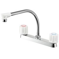 SANEI ツーバルブ台付混合栓 K61D-W 1台（直送品）