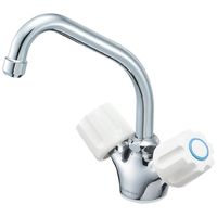 SANEI ツーバルブワンホール混合栓 K811-W-23 1台（直送品）