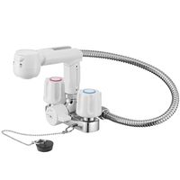 SANEI ツーバルブスプレー混合栓 K3104VR-W 1台（直送品）
