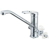 SANEI シングルワンホール分岐混合栓 K87112ETJV-V2S-13 1台（直送品）