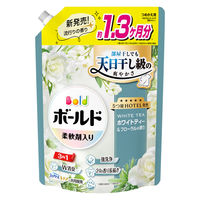 ボールドジェル 柔軟剤入り 液体 ホワイトティー＆フローラル 詰め替え 超ジャンボ 960g 1個 洗濯洗剤 P＆G