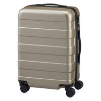 無印良品 バーを自由に調節できる ハードキャリーケース ３６Ｌ ベージュ タテ５４×ヨコ３７×マチ２４ｃｍ 良品計画