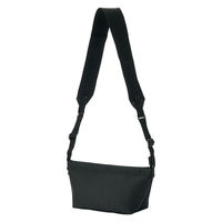無印良品 再生ポリエステル 太ベルトミニショルダーバッグ 黒 タテ１４．５×ヨコ２９×マチ１０ｃｍ 良品計画