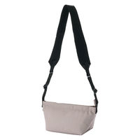 無印良品 再生ポリエステル 太ベルトミニショルダーバッグ ダークベージュ タテ１４．５×ヨコ２９×マチ１０ｃｍ 良品計画