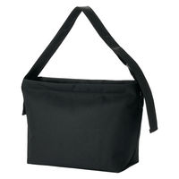 無印良品 再生ポリエステル 太ベルトショルダーバッグ 黒 タテ３２×ヨコ４８×マチ１６ｃｍ 良品計画