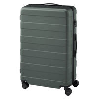 無印良品 バーを自由に調節できる ハードキャリーケース ７５Ｌ カーキ タテ７１．５×ヨコ４６×マチ２６ｃｍ 良品計画