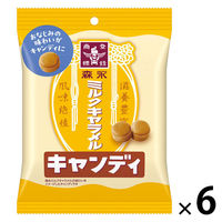 キャンディ　 飴 ミルクキャラメルキャンディ　74g 1セット（1個×6）