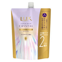 ラックス(LUX)  スーパーリッチクリスタル マルチダメージ シャンプー 詰め替え 600g ユニリーバ