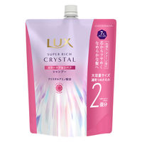 ラックス(LUX)  スーパーリッチクリスタル カラーケア＆リペア シャンプー 詰め替え 600g ユニリーバ