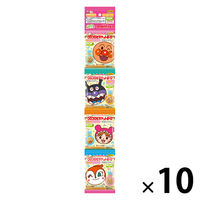 ビスケット　子ども向けお菓子 アンパンマン　コロコロビスケットボーロ　4連袋入 64g 1セット（1個×10）