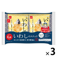 素材市場　いわしのスナックほんのり生姜香る、甘辛醤油味　18g×6袋入 1セット（1個×3）