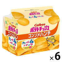 スナック菓子　 ポテトチップス　コンソメパンチ　たべよんパック　24g×4袋入 1セット（1個×6）