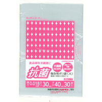 日本技研工業 抗菌ポリ袋大 30枚 NKP-L3 4904118700844 1セット(1箱(30枚入×50袋)（直送品）