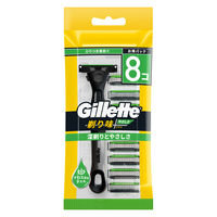 ジレット（Gillette） 剃り味プラス やさしさ 髭剃り カミソリ 男性 本体+替刃8個付 P＆G