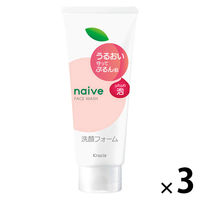 ナイーブ 洗顔フォーム（うるおい）120g 3個 クラシエ