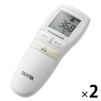 【非接触体温計】 タニタ 非接触体温計 アイボリー BT-543-IV 1セット（2台）