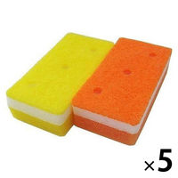 オーエ キッチンスポンジ 泡キュット ソフトスポンジ 2個組 日本製 228168 5個