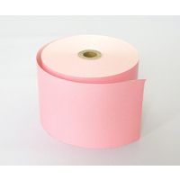 小林 カラーサーマルロール 片面 8巻入 赤 230-04002009 1箱(8巻) 63-5183-19（直送品）