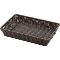 トーダイ PP 角型 ビュッフェバスケット 42型 BB-4228-DBR 1個 65-3878-38（直送品）