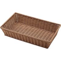 トーダイ PPベーカリーバスケット 長角1/1 BB-408-BR 1個 65-3878-20（直送品）