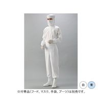 ガードナー IEC規格対応ESD対策制電 続き服(白)5Lサイズ LF1100-1 1枚 68-4070-26（直送品）
