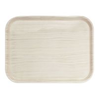 橋本達之助工芸 ウッドグレイン ノンスリップトレー S ホワイト 67-5739-20 1個（直送品）