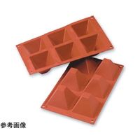 スギコ産業 シリコンベーキングモルド ピラミッド型 15ヶ取 67-6905-48 1個（直送品）