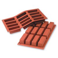 スギコ産業 シリコンベーキングモルド ケーク型 12ヶ取 67-6905-51 1個（直送品）