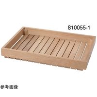 アズワン ウッドトレイ 530×370×60mm 67-6922-74 1個（直送品）