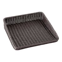 萬洋 樹脂製ディスプレイバスケット 傾斜型 45型 45号 ダークブラウン 91427C 1個 67-5741-99（直送品）