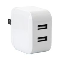 ビットストロング TypeーA・2ポートUSB充電アダプター 20個入 BS-JAC1906-S20 1箱(20個) 65-3977-68（直送品）