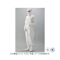 ガードナー IEC規格対応ESD対策制電 続き服(白)5Lサイズ LF1020-1 1枚 68-4070-30（直送品）