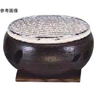 スギコ産業 伊勢炭焼水コンロ(黒)φ300×120mm 67-8142-84 1個（直送品）