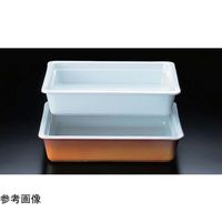 スギコ産業 ロイヤル ガストロノームパン No.625 1/2サイズ ホワイト 浅型 PB625-02 1個 67-6918-05（直送品）