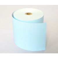 小林 カラーサーマルロール 片面 8巻入 青 230-04016009 1箱(8巻) 63-5183-47（直送品）