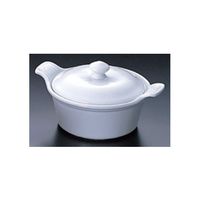 スギコ産業 ロイヤルオーブンウェアー キャセロール No.618 18cm ホワイト 67-8152-24 1個（直送品）