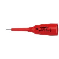 KNIPEX クニペックス 1000V 3/8SQ 絶縁ヘキサゴンソケット 3mm 9839ー03 1個（直送品）