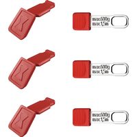 KNIPEX クニペックス コンフォートハンドル用テザーカラーコード・テザーツールクリップ レッド 006306TCR 1個（直送品）