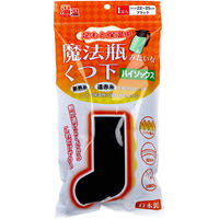 ミノウラ 温温(ぬくぬく) 魔法瓶みたいなくつ下 ハイソックス BK 22~25cm1足入 4907706400492 1袋（直送品）