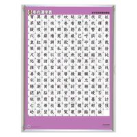 全教図 学年別漢字表6年 パネル版 1210462 1枚（直送品） - アスクル