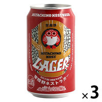 クラフトビール 常陸野ネストビール ラガー 缶 350ml 3本