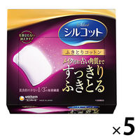 シルコットふきとりコットン 32枚入×5箱　ユニ・チャーム