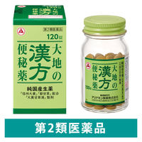 大地の漢方便秘薬 120錠 アリナミン製薬 便秘 漢方便秘薬 大黄甘草湯 腸内異常発酵【第2類医薬品】