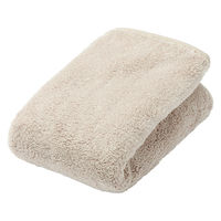 無印良品 マイクロファイバー ポケット付ペット用タオル ３４×３５ｃｍ ベージュ 良品計画